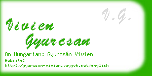 vivien gyurcsan business card